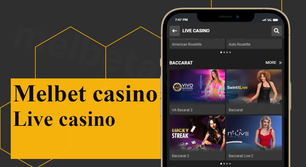 Melbet live casino