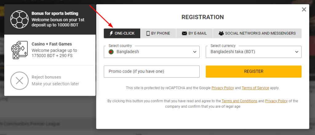 Jeetbuzz App Registration with Sign Up Bonus for New Account - Jeetbuzz App 11 Melbet registration with one click, just click on the button and get the faster free account at Melbet betting company